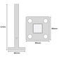 Cladco ProFence Fence Post Foot - 85mm x 85mm