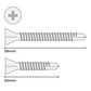 Cladco Fibre Cement Backer Board Flush Fit Screws (Pack of 250)
