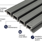 Cladco Composite Slatted Wall Cladding Panels - Stone Grey (2.5m)