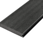 Cladco Solid Woodgrain Effect Reversible Composite Decking Board - Charcoal (4m)