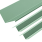 Cladco 90° Internal Corner Barge Flashing and Z Bar Kit for Standing Seam - 3m x 120mm x 120mm