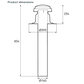 Ubbink OFT-1F Flat Roof Vent / Terminal (160mm Diameter)