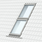 VELUX EKL S00L02 Duo Flashing for slate up to 8mm thick (100mm gap)