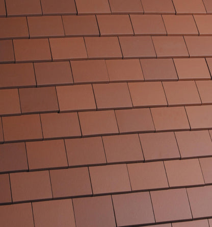 Marley Acme Single Camber Plain Roof Tile - Red Smooth