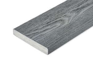 Cladco Nordeck Premium PVC-ASA Woodgrain Effect Decking Board - Ash Grey (3.6m)