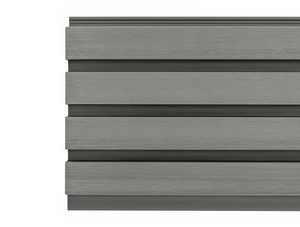 Cladco Composite Slatted Wall Cladding Panels - Stone Grey (2.5m)