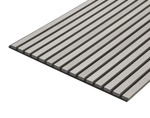 Cladco Internal Slatted Wall Panels - Pebble Grey (2400mm x 600mm)