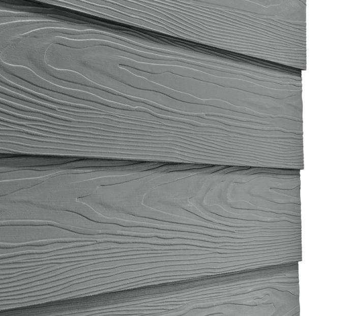 Cladding Sample Board Cladco Fibre Cement Lap Cladding Boards - Granite (3.66m)