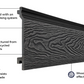 Cladco Composite Woodgrain Effect Wall Cladding Board - Charcoal (3.6m)