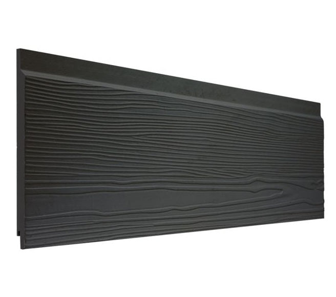 Black Cladco Fibre Cement Woodgrain Click Cladding Board 3.66m for exterior walls