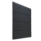 Cladco Fibre Cement Woodgrain Click Cladding Boards - Black (3.66m)