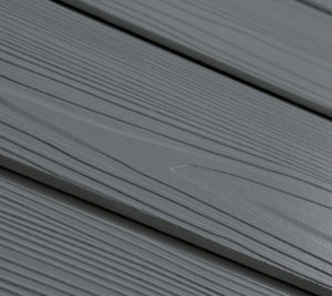 Cladco Fibre Cement Woodgrain Click Cladding Boards - Granite (3.66m)