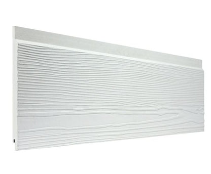 Cladco Fibre Cement Woodgrain Click Cladding Boards - White (3.66m)