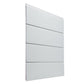 Cladco Fibre Cement Woodgrain Click Cladding Boards - White (3.66m)