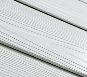 Cladco Fibre Cement Woodgrain Click Cladding Boards - White (3.66m)