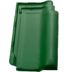 British Ceramics Dutch Clay Roof Tile - Green