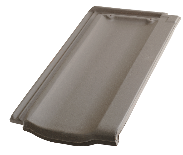 British Ceramics Novel Clay Roof Tile - Grey