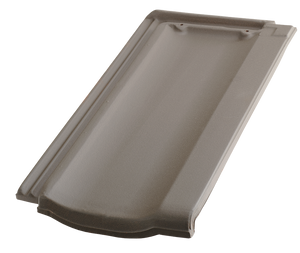 British Ceramics Novel Clay Roof Tile - Grey