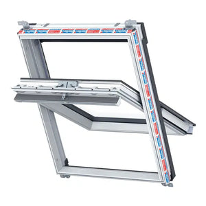Keylite White Painted Centre Pivot Roof Window