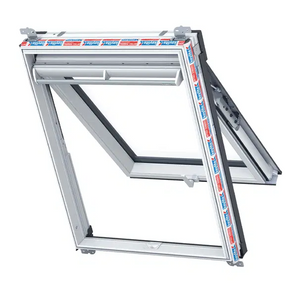 Keylite White Painted Top Hung / Fire Escape Roof Window