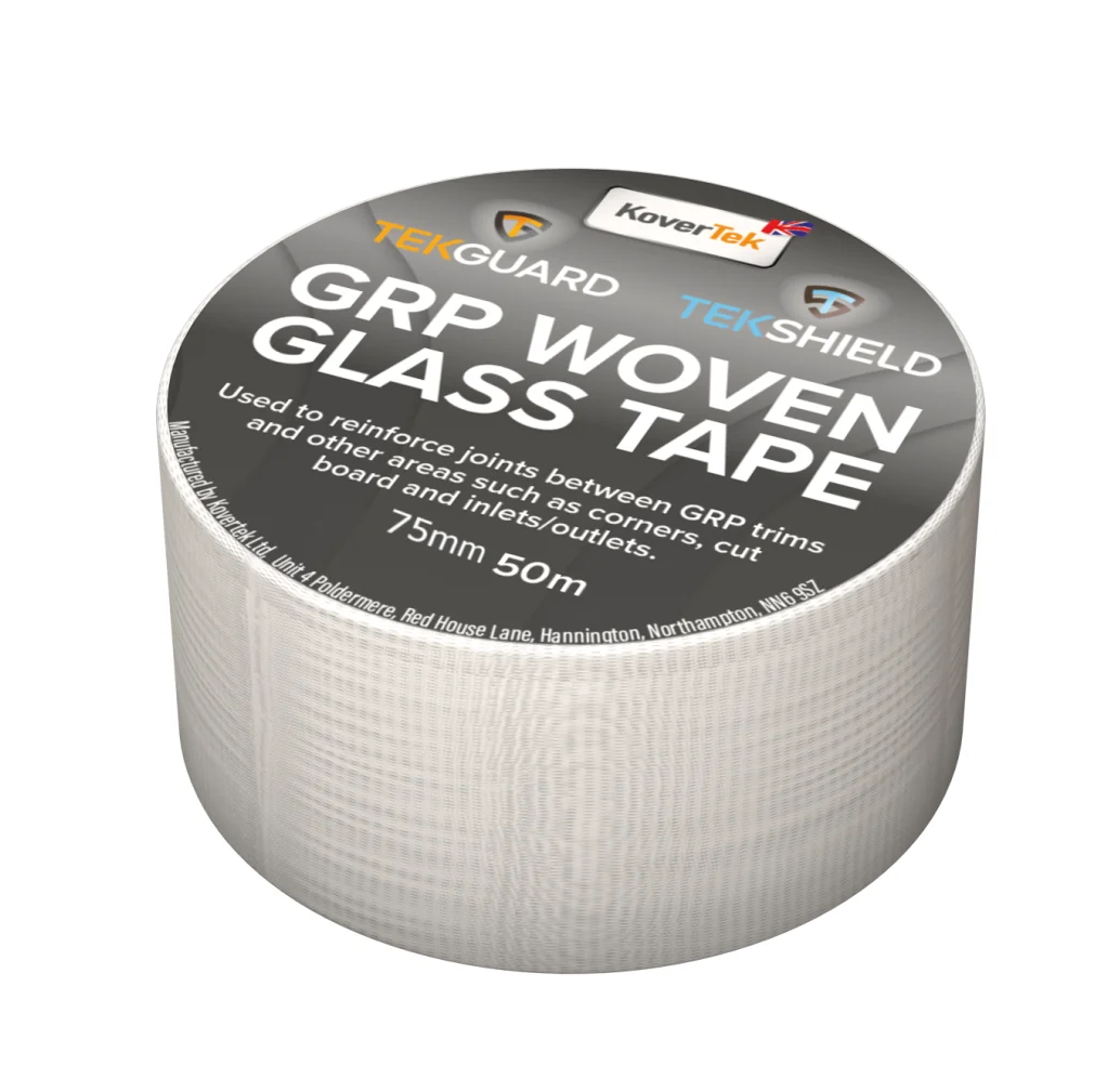 Kovertek TekGuard GRP Woven Glass Tape / Bandage 50m