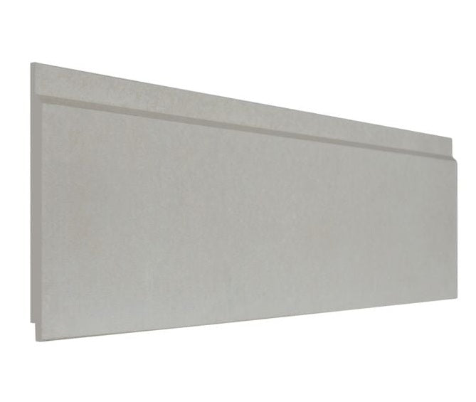 Cladco Fibre Cement smooth light grey click cladding board 3.66m for exterior walls