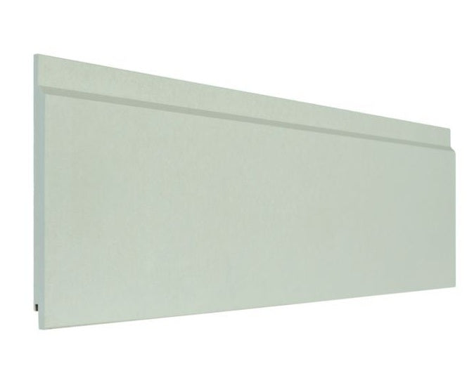 Cladco Fibre Cement smooth click cladding board in sage green, 3.66m length