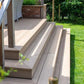 Cladco Nordeck Premium PVC Woodgrain Effect Bullnose Board - 3.6m (All Colours)
