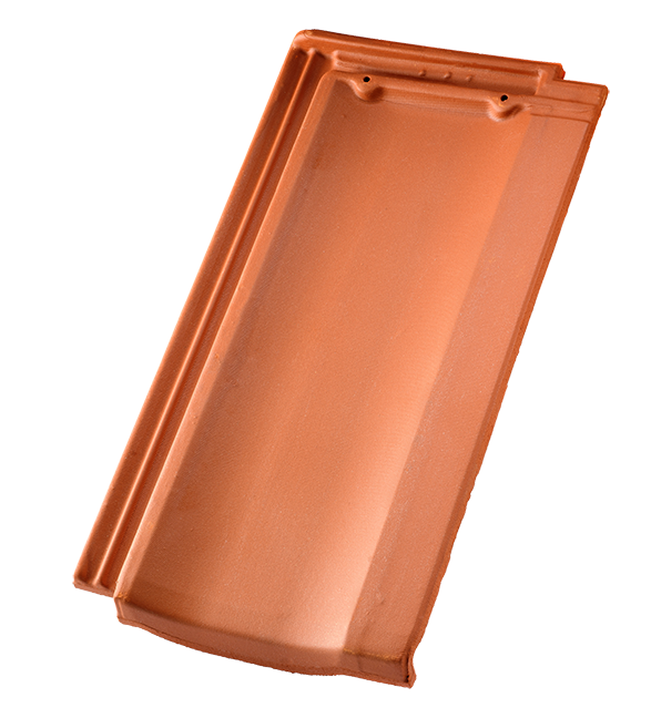 British Ceramics Novel Clay Roof Tile - Natural Red