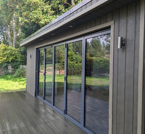 Cladco Signature Woodgrain Composite Wall Cladding Board - Olive Green (3.6m)