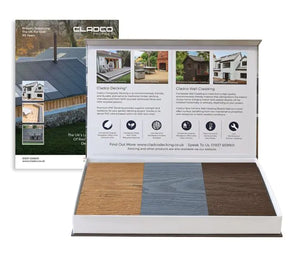Cladco Nordeck Premium PVC Decking Sample Sample Pack