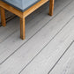 Cladco Nordeck Premium PVC Woodgrain Effect Decking Board - Ash Grey (3.6m)