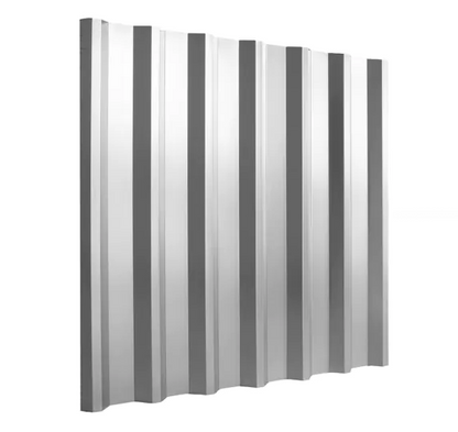 Cladco 34/1000 Box Profile Sheeting 0.5mm Thick Plain Galvanised Roof Sheet