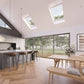 Keylite White PVC Centre Pivot Roof Window