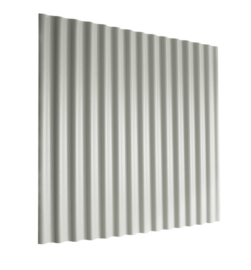 Cladco 13/3 Corrugated 0.5mm PVC Plastisol Coated Roof Sheet