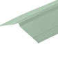 Cladco Nordic Ridge Flashings 3m green GreenCoat Pural finish galvanized steel 130º angle roofing ridge cover
