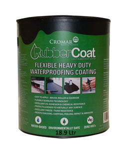 Cromar RubberCoat Waterproof Liquid Roof Coating - 18.9ltr