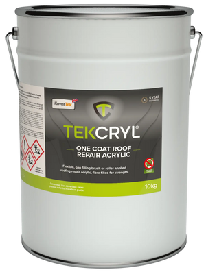 Kovertek TekCryl One Coat Acrylic Roof Repair Coating - Grey 10kg
