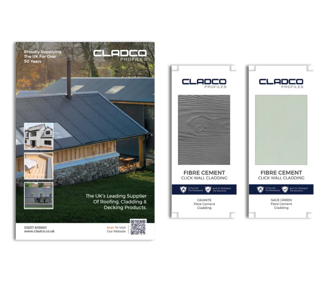 Cladco Fibre Cement Click Cladding Sample Pack (Free of Charge)