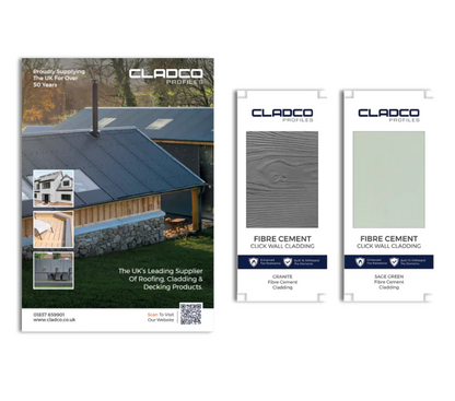 Cladco Fibre Cement Click Cladding Sample Pack (Free of Charge)