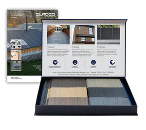 Cladco ProClad Woodgrain Composite Wall Cladding Sample Pack