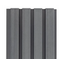 Cladco Composite Slatted Wall Cladding Panels - Silver Grey (2.5m)