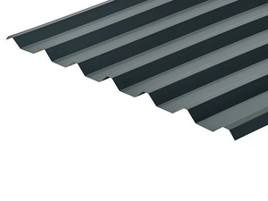 Cladco 34/1000 Box Profile Sheeting 0.5 Thick Polyester Paint Coated Roof Sheet - Slate Blue