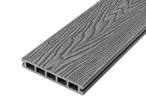 Cladco Woodgrain Effect Hollow Composite Decking Board - Stone Grey (4m)