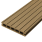 Cladco Woodgrain Effect Hollow Composite Decking Board - Teak (2.4m)