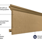 Cladco Composite Wall Cladding Board - Teak (3.6m)