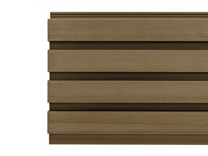 Cladco Composite Slatted Wall Cladding Panels - Teak (2.5m)