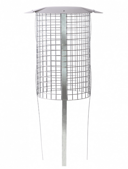 Brewer Crown / Bishop Chimney Pot Birdguard Cowl - Solid Fuel Natural Aluminium