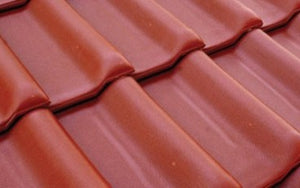 British Ceramics Dutch Clay Roof Tile - Glazed Red