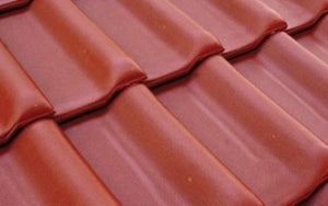 British Ceramics Dutch Clay Roof Tile - Red Glazed (Pallet of 288 tiles)